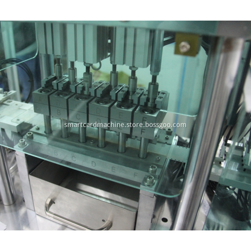 IC Punching Machine with Six Punching Tools